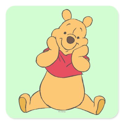Winnie the Pooh 12 Sticker
