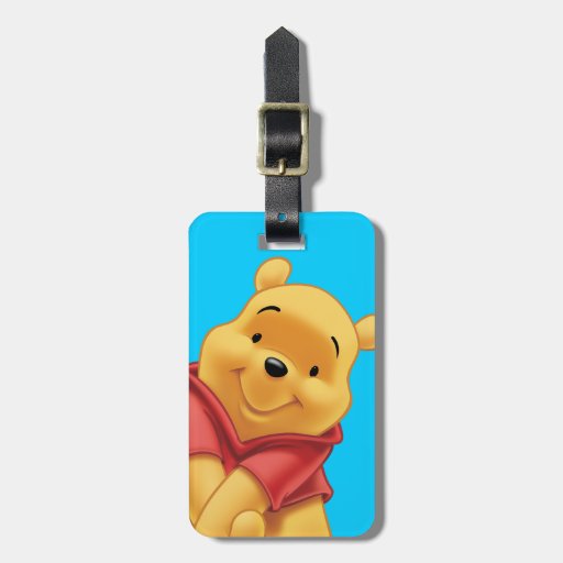 winnie the pooh 13 luggage tag zazzle winnie the pooh 13 luggage tag zazzle