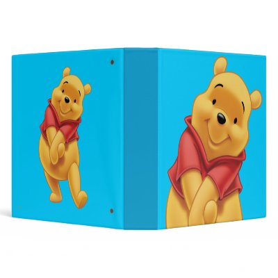 Winnie the Pooh 13 Vinyl Binder