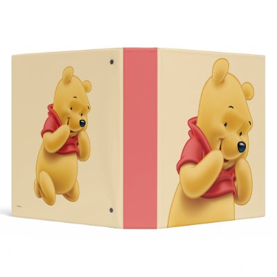 Winnie the Pooh 14 Vinyl Binder