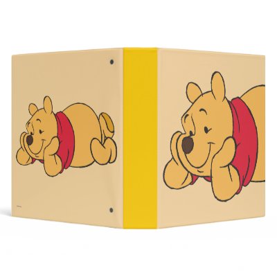 Winnie the Pooh 2 Vinyl Binders