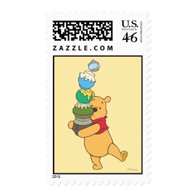 Winnie the Pooh 3 Stamps