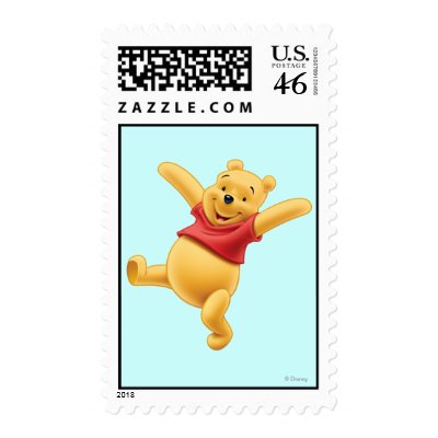 Winnie the Pooh 7 Postage Stamp