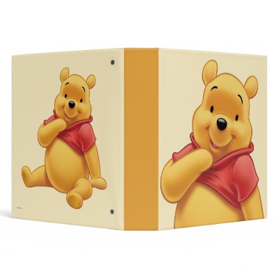 Winnie the Pooh 8 Vinyl Binder