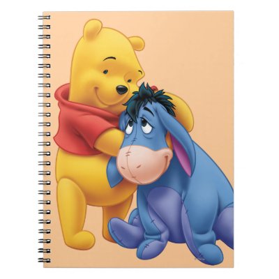Winnie the Pooh and Eeyore notebooks