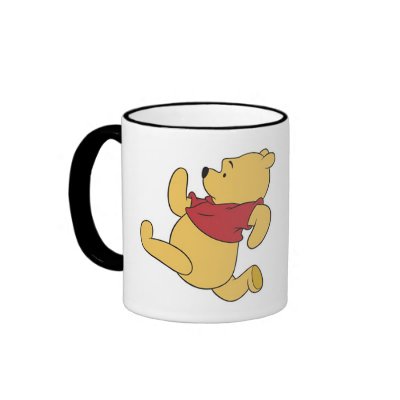 Winnie The Pooh chased by bee mugs