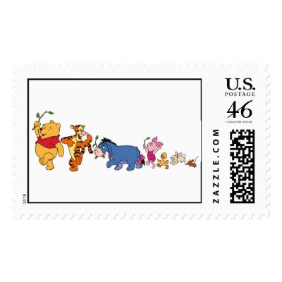 Winnie the Pooh Crew postage