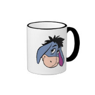 Winnie The Pooh Eeyore head Coffee Mugs