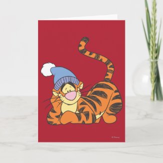 Winnie The Pooh Tigger with hat Card