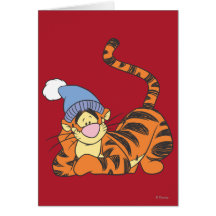 Winnie The Pooh Tigger with hat Card