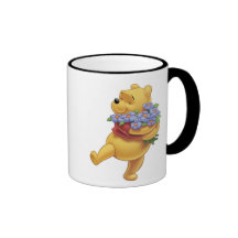 Winnie the Pooh with Flowers Mug