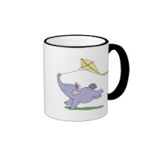Winnie the Pooh's Heffalump Flying a Kite Mug