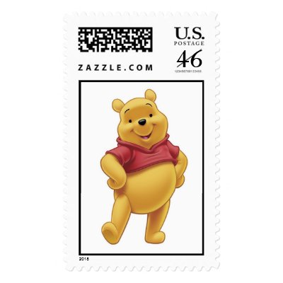 Winnie The Pooh's Pooh Walking Merrily postage