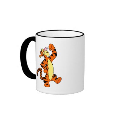 Winnie The Pooh's Tigger walking merrily mugs