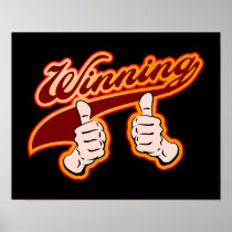 Winning $24.95 Graphic Art Wall Poster
