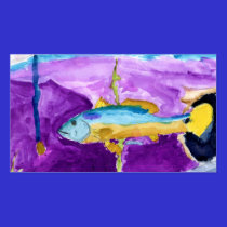 Winning art by  A. Pugh - Grade 4 business cards