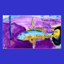 Winning art by  A. Pugh - Grade 4 business cards