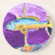 Winning art by  A. Pugh - Grade 4 coasters