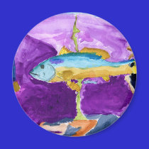 Winning art by  A. Pugh - Grade 4 magnets