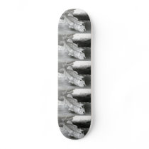 Winning art by  C. Rhodes - Grade 12 Skate Deck