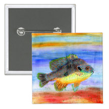 Winning art by  H. Woleslagel - Grade 5 Pinback Button