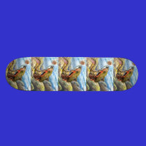 Winning art by  K. Huang - Grade 6 skateboards