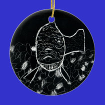 Winning art by  K. Petty - Grade 7 ornaments