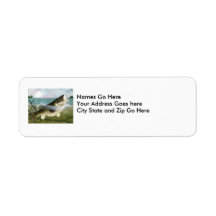 Winning Art By M. Bian Grade 6 Custom Return Address Label