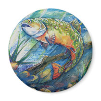 Winning Art By Q. Meng Grade 5 Refrigerator Magnets