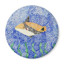 Winning Art By S. Bishop Grade 4 Fridge Magnet