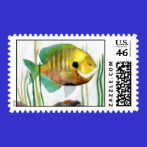 Winning art by  S. Cho - Grade 10 stamps