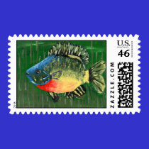 Winning art by  S. Darring - Grade 8 stamps
