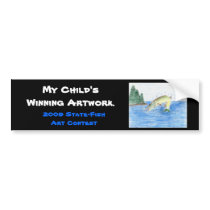 Winning artwork by C. Dahlen, Grade 7 bumper stickers
