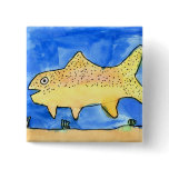 Winning artwork by E. Gardner, Grade 4 Pinback Buttons