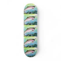 Winning artwork by E. Kwon, Grade 6 skateboards