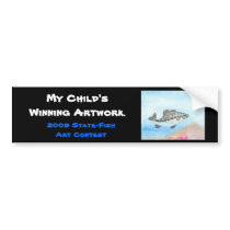 Winning artwork by E. Saliga, Grade 5 bumper stickers