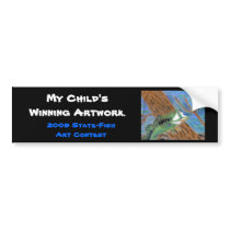 Winning artwork by H. Harp, Grade 4 Bumper Sticker