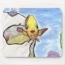 Winning artwork by K. Gill, Grade 9 Mouse Mats