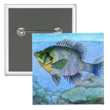 Winning artwork by L. Luan, Grade 7 Pinback Button