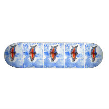 Winning artwork by M. Bekeris, Grade 5 Skate Decks
