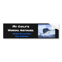 Winning artwork by M. Howard, Grade 6 Bumper Stickers