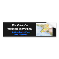 Winning artwork by O. Twiford, Grade 6 Bumper Stickers