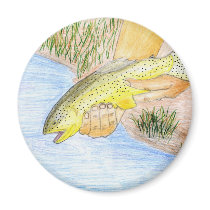 Winning artwork by O. Twiford, Grade 6 Fridge Magnet