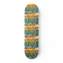Winning artwork by R. Hasegawa, Grade 10 Skate Boards