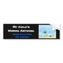 Winning artwork by R. Lacher, Grade 4 bumper stickers
