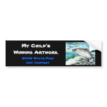 Winning artwork by S. Kang, Grade 11 Bumper Sticker