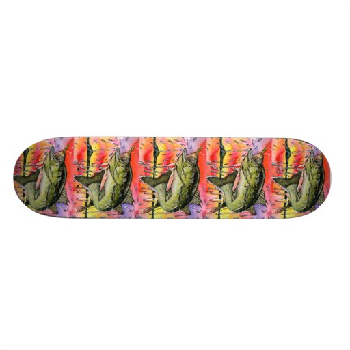Winning artwork by S. Tu, Grade 9 Skateboards