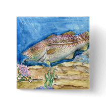 Winning artwork by S. Zhang, Grade 4 Pins