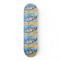 Winning artwork by S. Zhang, Grade 4 Skate Board Decks