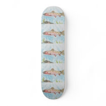 Winning artwork by T. Homan, Grade 5 skateboards